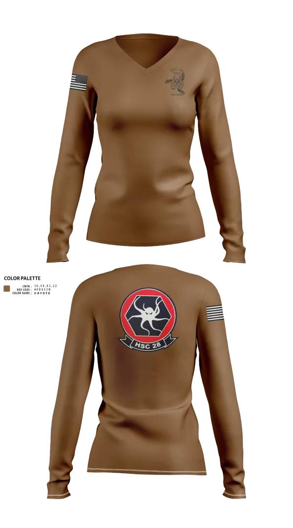 Womens Long Sleeve Vneck Shirt, HSC-28, , Teamtime, Team time, sublimation, custom sports apparel, team uniforms, spirit wear, spiritwear, sports uniforms, custom shirts, team store, custom team store, fundraiser sports, apparel fundraiser
