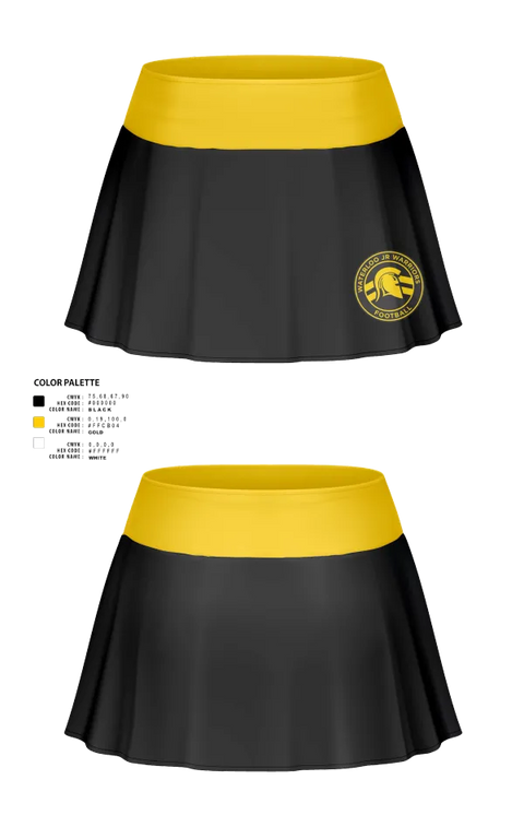 Skort, Waterloo Region Minor Football, , Teamtime, Team time, sublimation, custom sports apparel, team uniforms, spirit wear, spiritwear, sports uniforms, custom shirts, team store, custom team store, fundraiser sports, apparel fundraiser