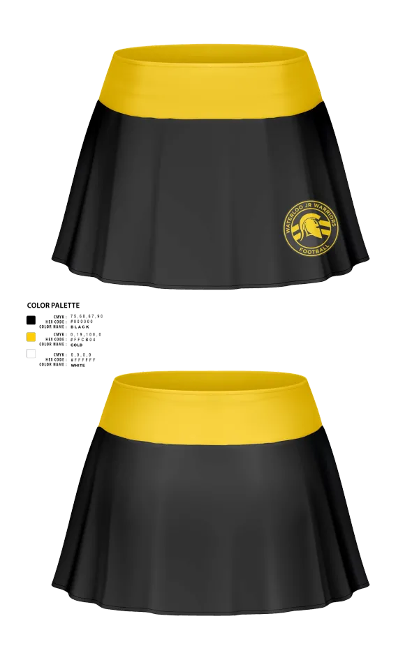 Skort, Waterloo Region Minor Football, , Teamtime, Team time, sublimation, custom sports apparel, team uniforms, spirit wear, spiritwear, sports uniforms, custom shirts, team store, custom team store, fundraiser sports, apparel fundraiser