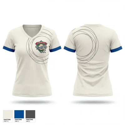 Diamond Bar Dodgers 44802793 Women's Short Sleeve V-neck Shirt - 1