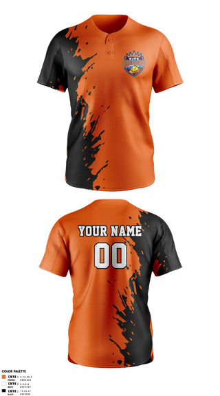Two Button Softball Jersey, Foxes Fastpitch, Softball, Teamtime, Team time, sublimation, custom sports apparel, team uniforms, spirit wear, spiritwear, sports uniforms, custom shirts, team store, custom team store, fundraiser sports, apparel fundraiser