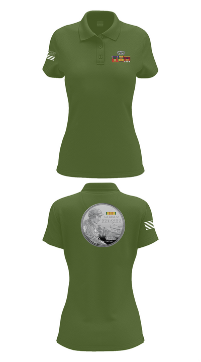3rd Reconnaissance Division 86447085 Women's Short Sleeve Performance Polo  - 55