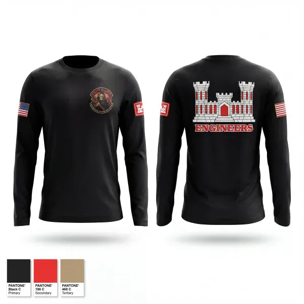 Long Sleeve Performance Shirt, 333rd Engineer Detachment, Army, Teamtime, Team time, sublimation, custom sports apparel, team uniforms, spirit wear, spiritwear, sports uniforms, custom shirts, team store, custom team store, fundraiser sports, apparel fundraiser