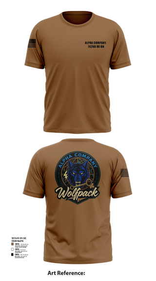 Short Sleeve Performance Shirt, Alpha Company, 742nd MI BN, , Teamtime, Team time, sublimation, custom sports apparel, team uniforms, spirit wear, spiritwear, sports uniforms, custom shirts, team store, custom team store, fundraiser sports, apparel fundraiser