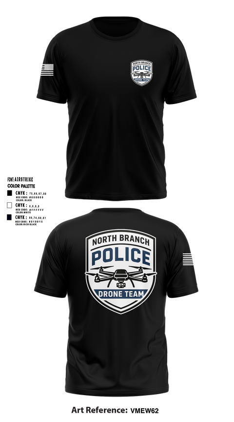 Short Sleeve Performance Shirt, North Branch Police Dept., , Teamtime, Team time, sublimation, custom sports apparel, team uniforms, spirit wear, spiritwear, sports uniforms, custom shirts, team store, custom team store, fundraiser sports, apparel fundraiser