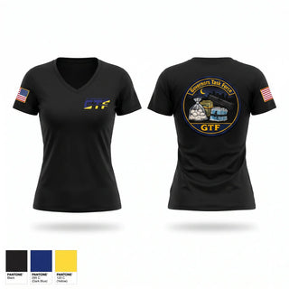 Womens Short Sleeve Vneck Shirt, Delaware GTF, Police, Teamtime, Team time, sublimation, custom sports apparel, team uniforms, spirit wear, spiritwear, sports uniforms, custom shirts, team store, custom team store, fundraiser sports, apparel fundraiser
