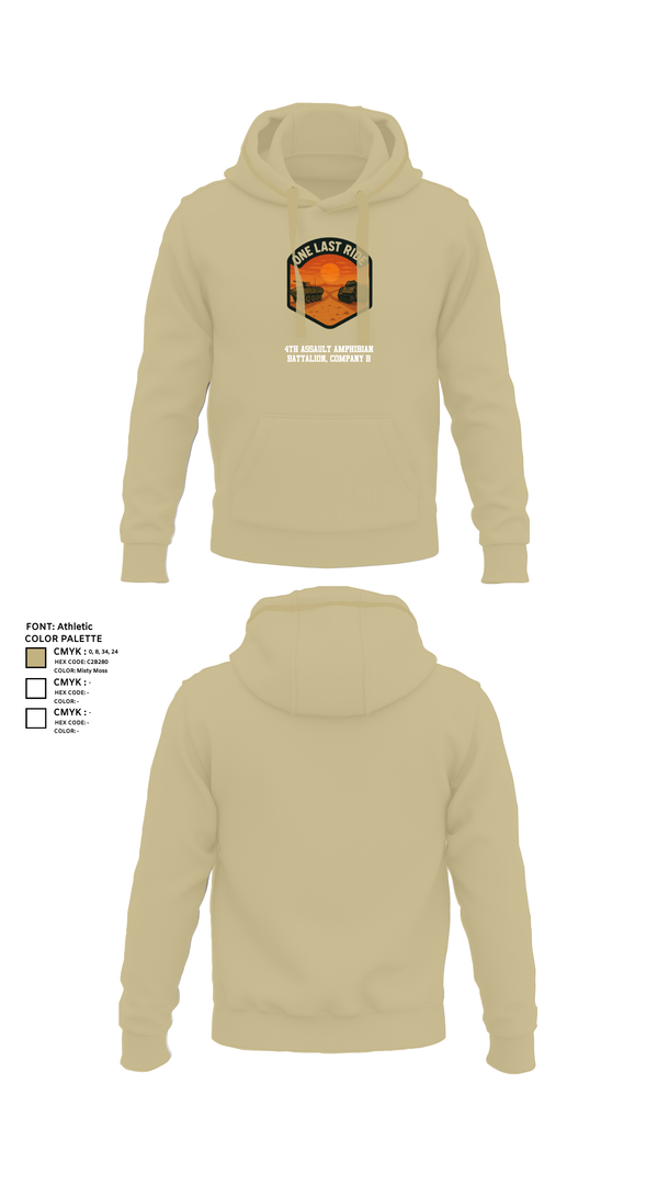 Hoodie, 4th Assault Amphibian Battalion, Company B, , Teamtime, Team time, sublimation, custom sports apparel, team uniforms, spirit wear, spiritwear, sports uniforms, custom shirts, team store, custom team store, fundraiser sports, apparel fundraiser