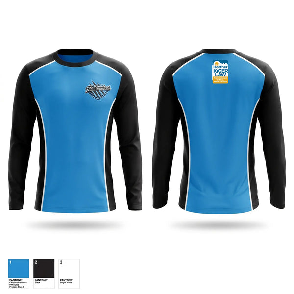 Long Sleeve Performance Shirt, Troublemakers, Baseball, Teamtime, Team time, sublimation, custom sports apparel, team uniforms, spirit wear, spiritwear, sports uniforms, custom shirts, team store, custom team store, fundraiser sports, apparel fundraiser