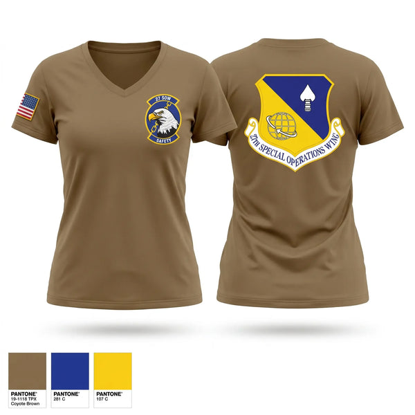 Womens Short Sleeve Vneck Shirt, 27 SOW/SE, Air Force, Teamtime, Team time, sublimation, custom sports apparel, team uniforms, spirit wear, spiritwear, sports uniforms, custom shirts, team store, custom team store, fundraiser sports, apparel fundraiser