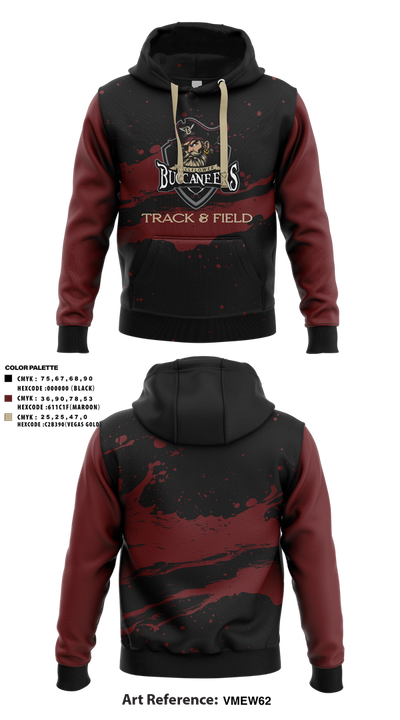 Bellflower high school Track & Field 82786723 Hoodie - 2