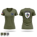 575th TC ETOE Women's Short Sleeve V-neck Shirt - 1