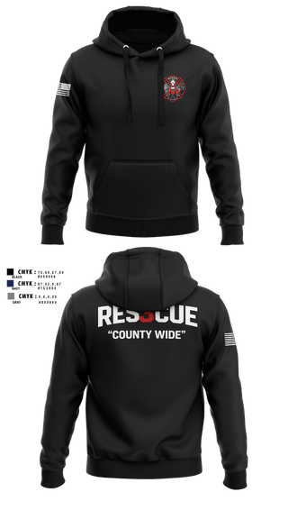 Hoodie, North Towanda Fire Rescue, Fire Department, Teamtime, Team time, sublimation, custom sports apparel, team uniforms, spirit wear, spiritwear, sports uniforms, custom shirts, team store, custom team store, fundraiser sports, apparel fundraiser