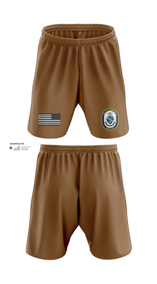 Athletic Shorts With Pockets, Uss McCAMPBELL, , Teamtime, Team time, sublimation, custom sports apparel, team uniforms, spirit wear, spiritwear, sports uniforms, custom shirts, team store, custom team store, fundraiser sports, apparel fundraiser
