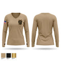 Florida Counterdrug Training Center Women's Long Sleeve V-neck Shirt - 1