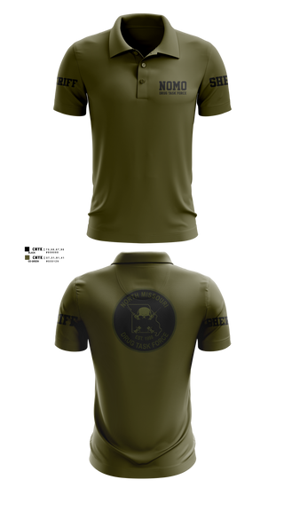 Short Sleeve Performance Polo, North Missouri Drug Task Force, Police, Teamtime, Team time, sublimation, custom sports apparel, team uniforms, spirit wear, spiritwear, sports uniforms, custom shirts, team store, custom team store, fundraiser sports, apparel fundraiser