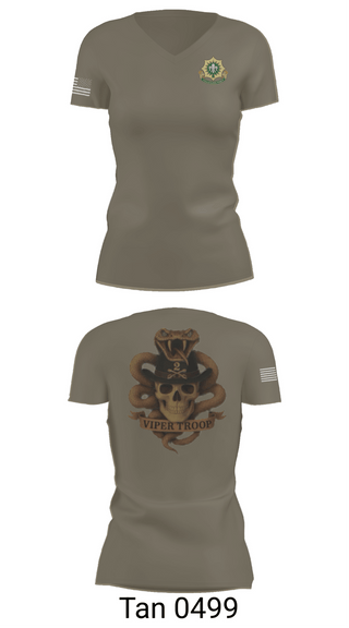 Womens Short Sleeve Vneck Shirt, 2CR, Army, Teamtime, Team time, sublimation, custom sports apparel, team uniforms, spirit wear, spiritwear, sports uniforms, custom shirts, team store, custom team store, fundraiser sports, apparel fundraiser