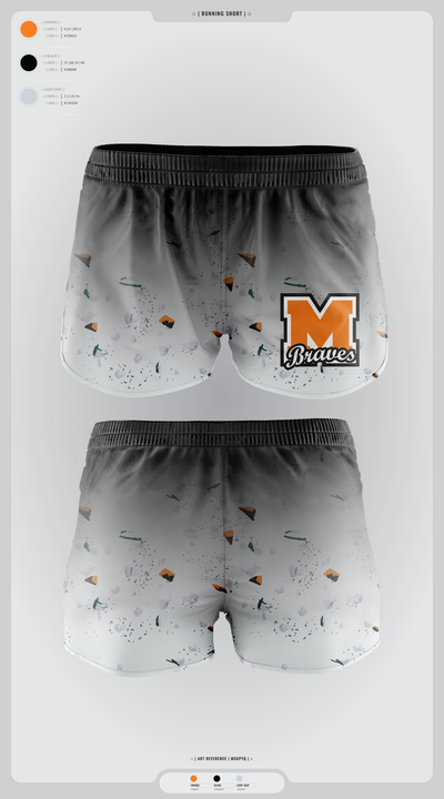 Menahga Braves 23410270 Women's Shorts - 2