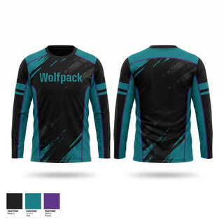 Long Sleeve Performance Shirt, Wolfpack, , Teamtime, Team time, sublimation, custom sports apparel, team uniforms, spirit wear, spiritwear, sports uniforms, custom shirts, team store, custom team store, fundraiser sports, apparel fundraiser
