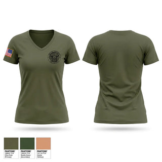 Womens Short Sleeve Vneck Shirt, Henry County VA Sheriffs Office, Police, Teamtime, Team time, sublimation, custom sports apparel, team uniforms, spirit wear, spiritwear, sports uniforms, custom shirts, team store, custom team store, fundraiser sports, apparel fundraiser