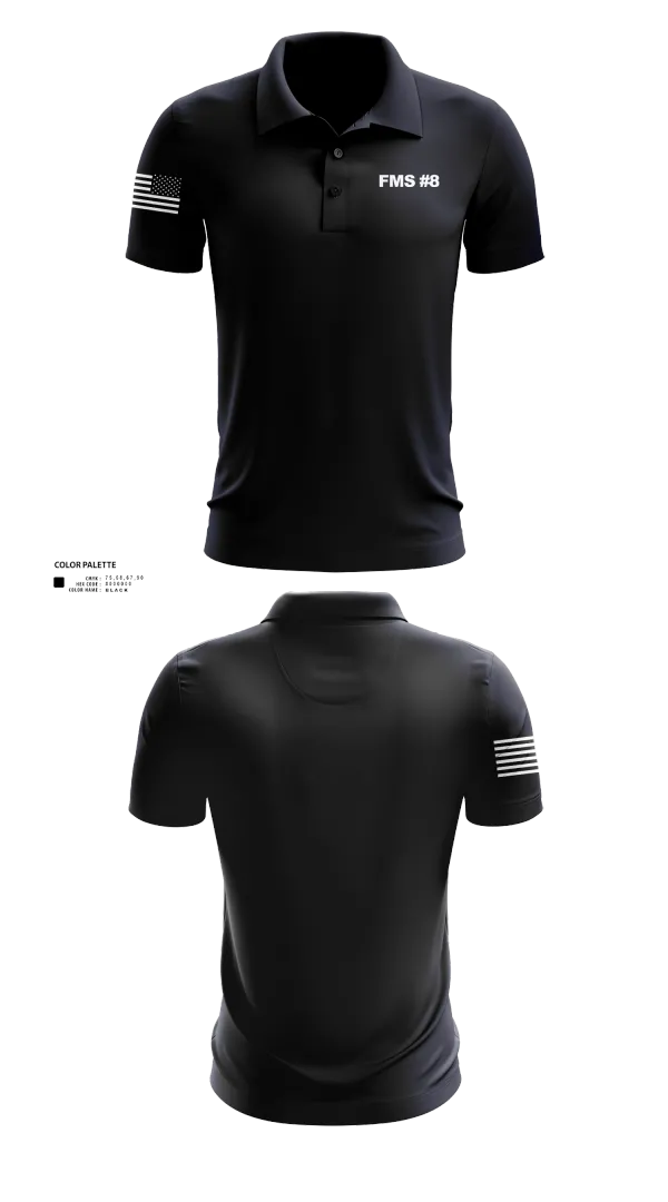 Short Sleeve Performance Polo, FMS #8, , Teamtime, Team time, sublimation, custom sports apparel, team uniforms, spirit wear, spiritwear, sports uniforms, custom shirts, team store, custom team store, fundraiser sports, apparel fundraiser