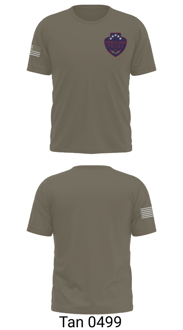 Old School Cotton Feel Shirt, Prairie du Chien Police Department, Police, Teamtime, Team time, sublimation, custom sports apparel, team uniforms, spirit wear, spiritwear, sports uniforms, custom shirts, team store, custom team store, fundraiser sports, apparel fundraiser