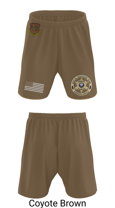 Evangeline Parish Sheriffs Office S.R.T Athletic Shorts With Pockets - 9