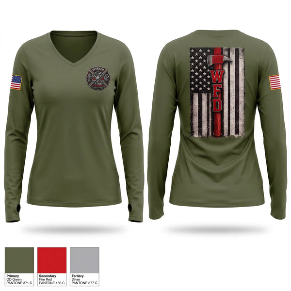 Winner Fire Department Old School Cotton Feel Shirt - 1