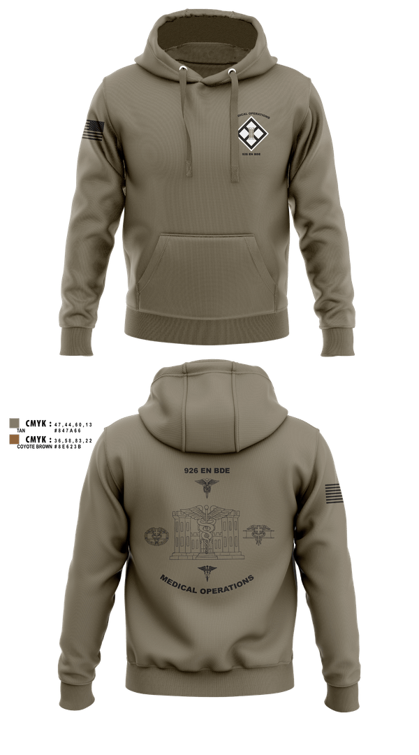 Hoodie, 926 EN BDE, Army, Teamtime, Team time, sublimation, custom sports apparel, team uniforms, spirit wear, spiritwear, sports uniforms, custom shirts, team store, custom team store, fundraiser sports, apparel fundraiser