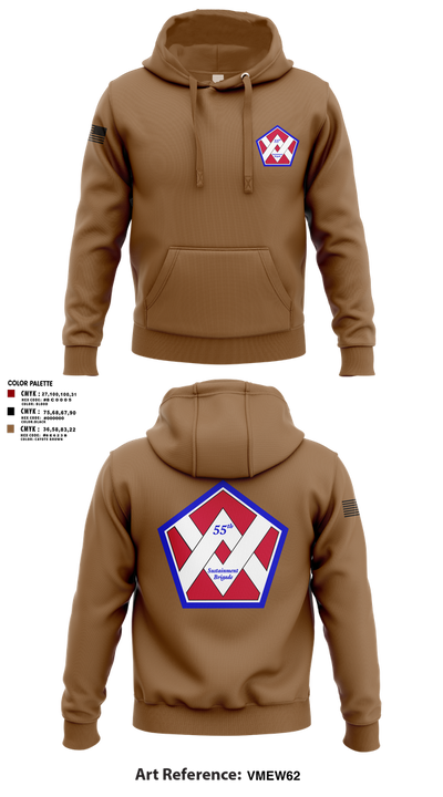 55th Sustainment Brigade 67361333 Hoodie - 2