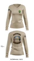 HC11 32248393 Women's Long Sleeve V-neck Shirt - 101
