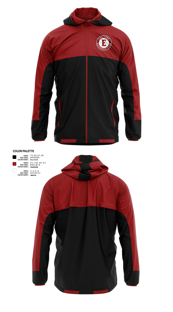 Windbreaker, Eastlake, Baseball, Teamtime, Team time, sublimation, custom sports apparel, team uniforms, spirit wear, spiritwear, sports uniforms, custom shirts, team store, custom team store, fundraiser sports, apparel fundraiser