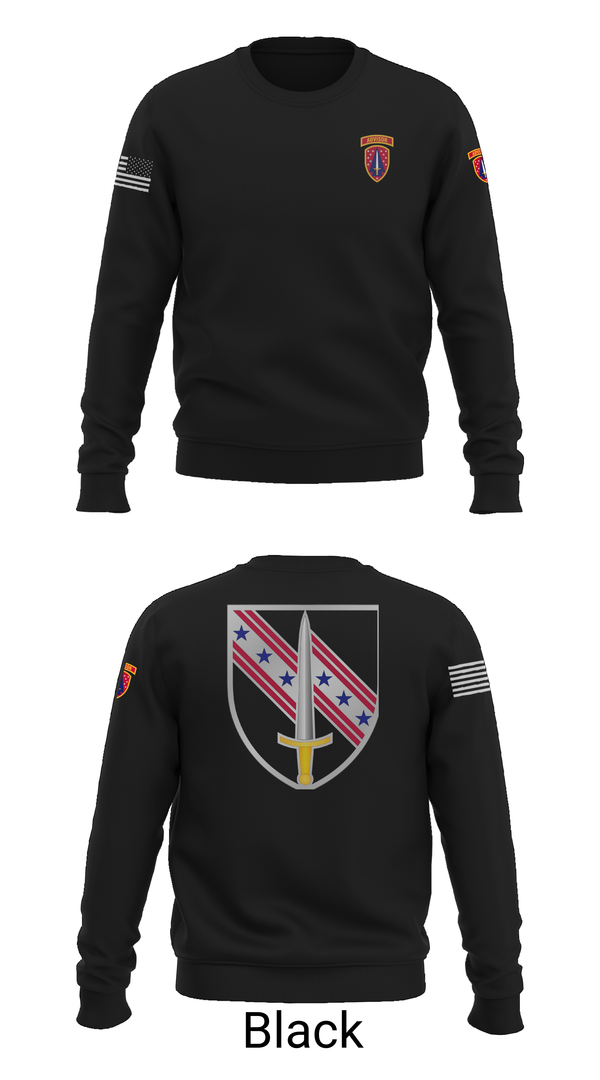 Crew Neck Sweatshirt, 6/54th SFAB, National Guard, Teamtime, Team time, sublimation, custom sports apparel, team uniforms, spirit wear, spiritwear, sports uniforms, custom shirts, team store, custom team store, fundraiser sports, apparel fundraiser