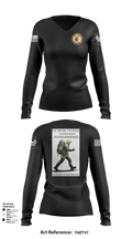 FSC, 3RD BN, 7TH SFG(A) Women's Long Sleeve V-neck Shirt - 4