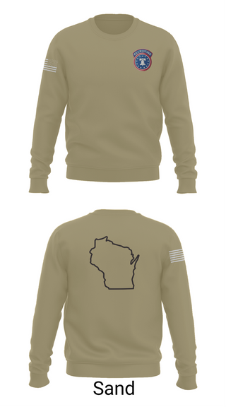 Crew Neck Sweatshirt, Waukesha recruiting station, Army, Teamtime, Team time, sublimation, custom sports apparel, team uniforms, spirit wear, spiritwear, sports uniforms, custom shirts, team store, custom team store, fundraiser sports, apparel fundraiser
