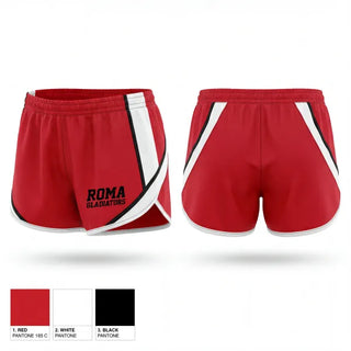 Womens Shorts, Roma Gladiators, Baseball, Teamtime, Team time, sublimation, custom sports apparel, team uniforms, spirit wear, spiritwear, sports uniforms, custom shirts, team store, custom team store, fundraiser sports, apparel fundraiser