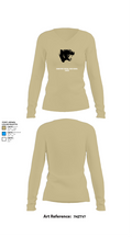 Edmeston Central High School Cheer 72476003 Women's Long Sleeve V-neck Shirt - 37