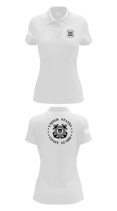 Coast Guard Station Port Aransas 18143377 Women's Short Sleeve Performance Polo  - 17