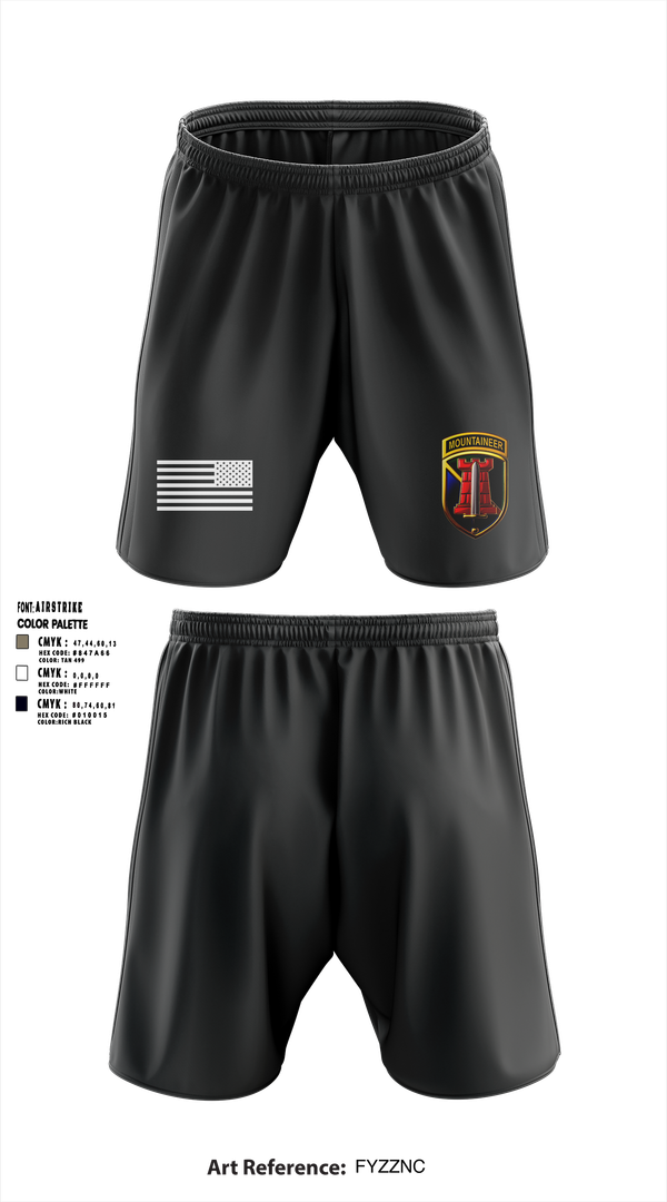 Athletic Shorts With Pockets, 204th MEB Mountaineers, Army, Teamtime, Team time, sublimation, custom sports apparel, team uniforms, spirit wear, spiritwear, sports uniforms, custom shirts, team store, custom team store, fundraiser sports, apparel fundraiser