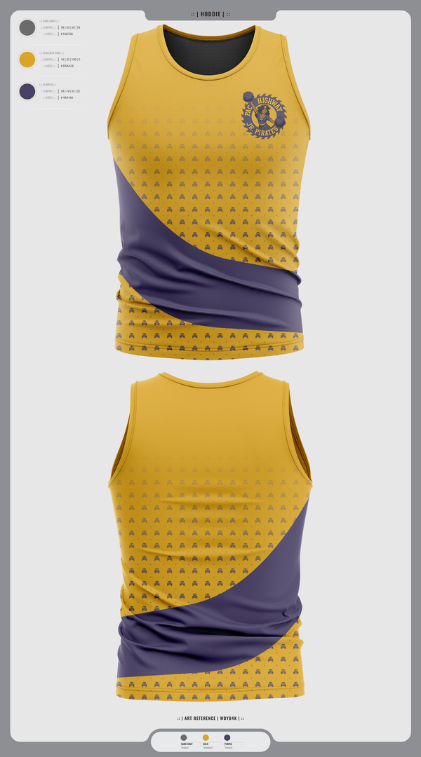 Tank Top, Pac Hwy Lady Jr Pirates, Cheer, Teamtime, Team time, sublimation, custom sports apparel, team uniforms, spirit wear, spiritwear, sports uniforms, custom shirts, team store, custom team store, fundraiser sports, apparel fundraiser