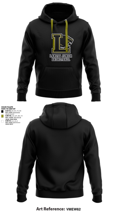 Lanett Junior High School Basketball 53617026 Hoodie - 1