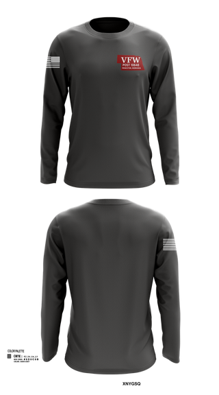 Long Sleeve Performance Shirt, VFW Post 10648, , Teamtime, Team time, sublimation, custom sports apparel, team uniforms, spirit wear, spiritwear, sports uniforms, custom shirts, team store, custom team store, fundraiser sports, apparel fundraiser