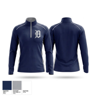 Quarter Zip Jacket, Tigers, Baseball, Teamtime, Team time, sublimation, custom sports apparel, team uniforms, spirit wear, spiritwear, sports uniforms, custom shirts, team store, custom team store, fundraiser sports, apparel fundraiser
