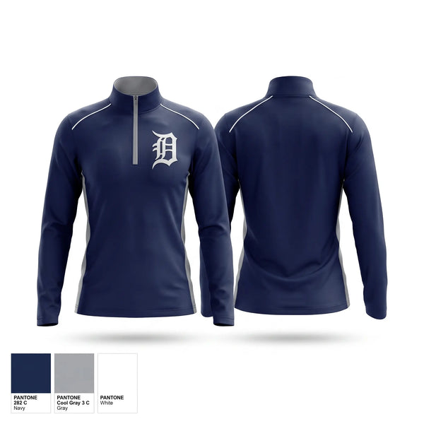 Quarter Zip Jacket, Tigers, Baseball, Teamtime, Team time, sublimation, custom sports apparel, team uniforms, spirit wear, spiritwear, sports uniforms, custom shirts, team store, custom team store, fundraiser sports, apparel fundraiser