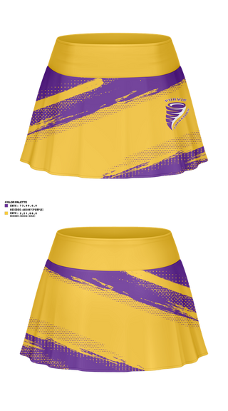 Skort, Purvis Middle School Cheer, Cheer, Teamtime, Team time, sublimation, custom sports apparel, team uniforms, spirit wear, spiritwear, sports uniforms, custom shirts, team store, custom team store, fundraiser sports, apparel fundraiser