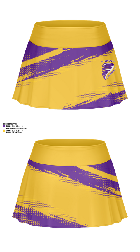 Skort, Purvis Middle School Cheer, Cheer, Teamtime, Team time, sublimation, custom sports apparel, team uniforms, spirit wear, spiritwear, sports uniforms, custom shirts, team store, custom team store, fundraiser sports, apparel fundraiser