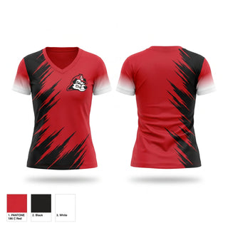 Womens Short Sleeve Vneck Shirt, High Heat, Baseball, Teamtime, Team time, sublimation, custom sports apparel, team uniforms, spirit wear, spiritwear, sports uniforms, custom shirts, team store, custom team store, fundraiser sports, apparel fundraiser