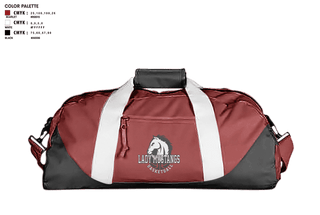 Duffle Bag, Westfall mustangs, Women's Basketball, Teamtime, Team time, sublimation, custom sports apparel, team uniforms, spirit wear, spiritwear, sports uniforms, custom shirts, team store, custom team store, fundraiser sports, apparel fundraiser