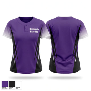 Two Button Softball Jersey, Hernando Haze 12U, Softball, Teamtime, Team time, sublimation, custom sports apparel, team uniforms, spirit wear, spiritwear, sports uniforms, custom shirts, team store, custom team store, fundraiser sports, apparel fundraiser