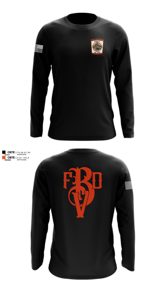 Long Sleeve Performance Shirt, Baptist Valley Volunteer Fire Department, Fire Department, Teamtime, Team time, sublimation, custom sports apparel, team uniforms, spirit wear, spiritwear, sports uniforms, custom shirts, team store, custom team store, fundraiser sports, apparel fundraiser
