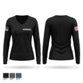 Warhawks Women's Long Sleeve V-neck Shirt - 1